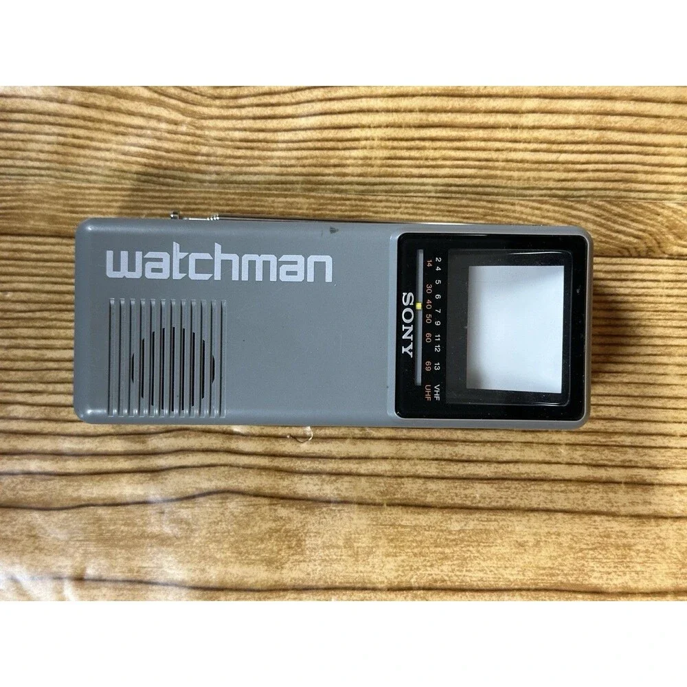 Vintage Sony‎ Watchman FD-10A Handheld Pocket TV VHF/UHF PARTS ONLY READ